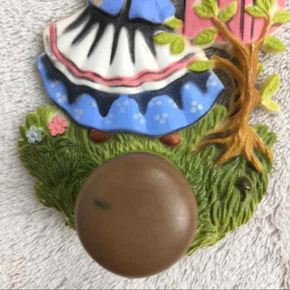 Vintage 1950s Children’s Wall Hooks girl kids rare - Picture 3 of 16